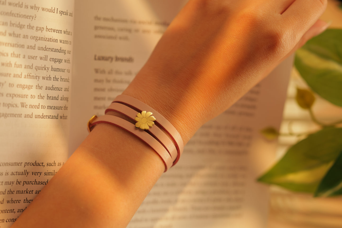 Daisy Flower Bracelet
